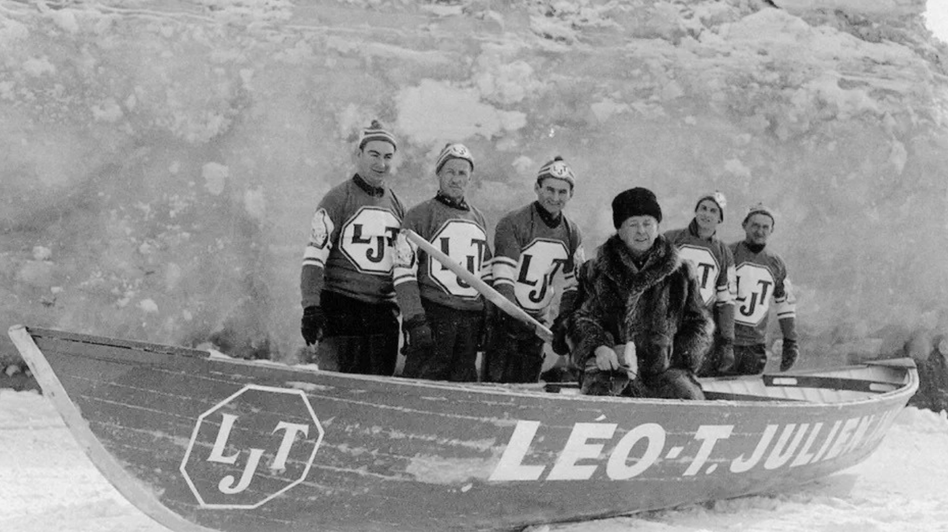 Canot sur glace - Julien